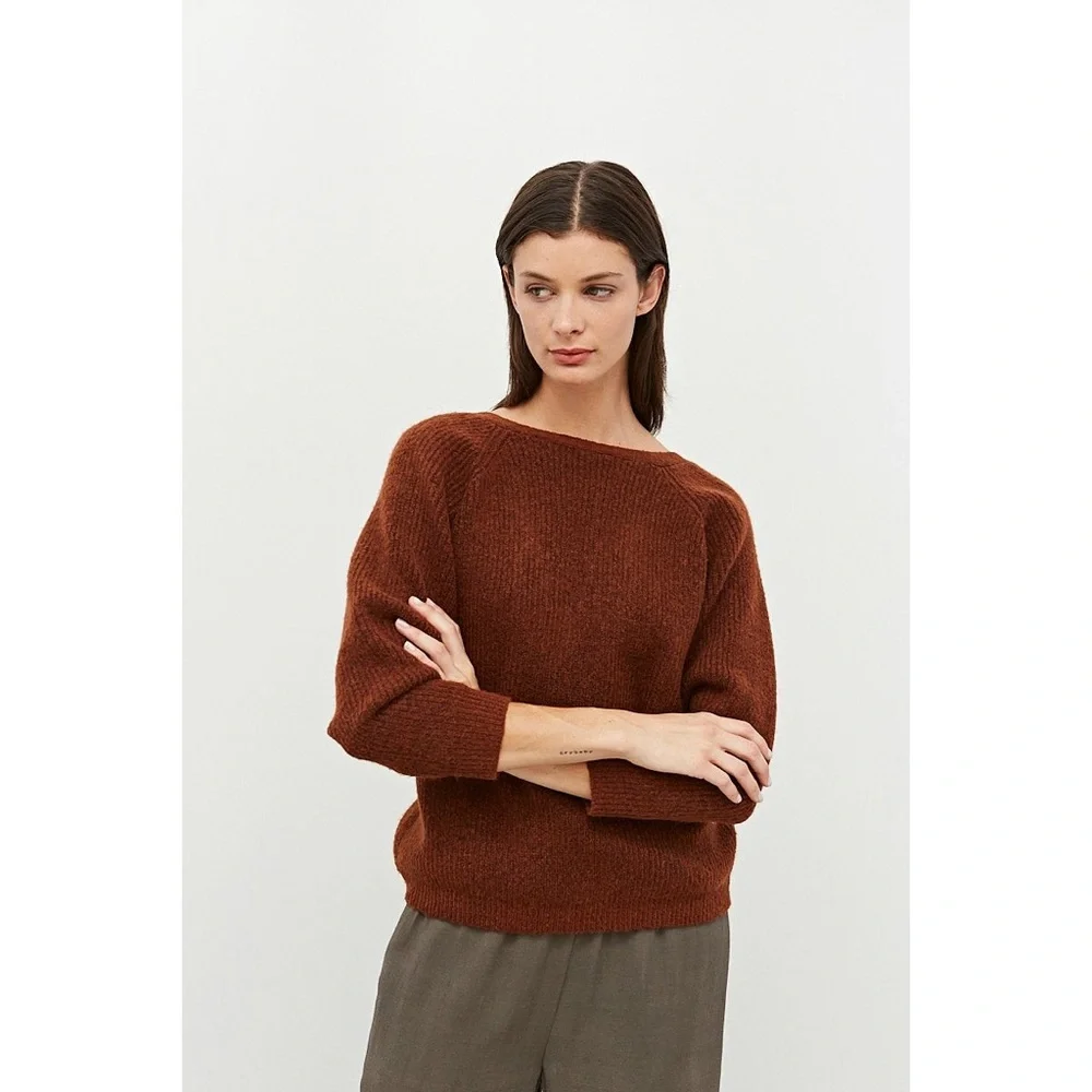 🌰Chesnut Reversible Sweater🌰 Size M - Picture 2 of 6